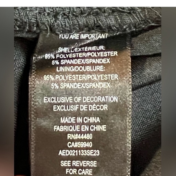 AFRM Mila Noir Rhinestone Rosette Mini Dress Size XS/TP, NWT - Picture 8 of 9